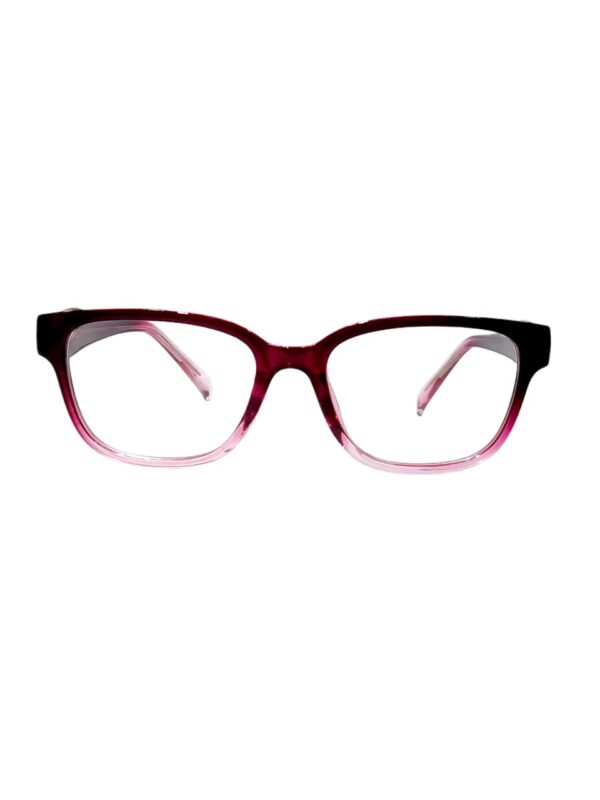 Berry Pink Gradient Full-Rim Eyeglasses