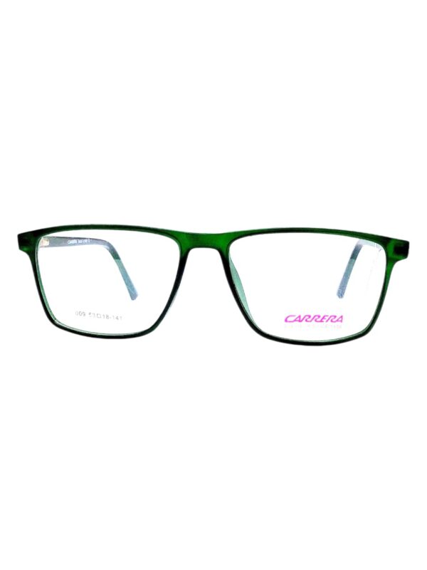 Carrera Green Transparent Square Eyeglasses